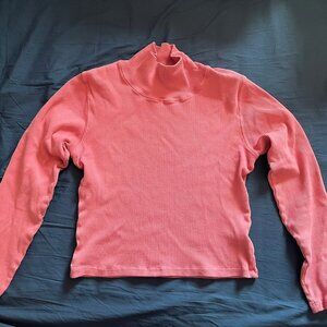 Big Bud Press raspberry sorbert essential turtleneck